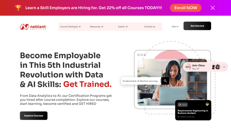 Nebiant Analytics project preview