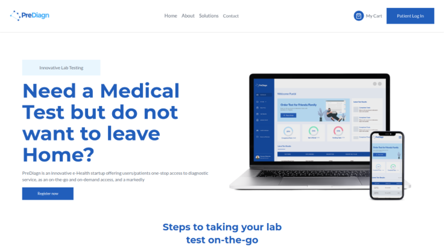 PreDiagn project preview